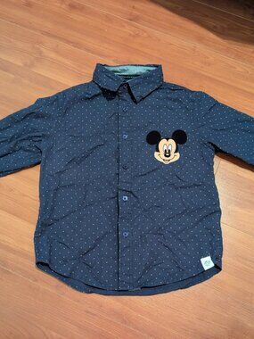 Mickey Mouse Button Down Shirt Mickey Mouse Birthday Outfit Disney Clothes